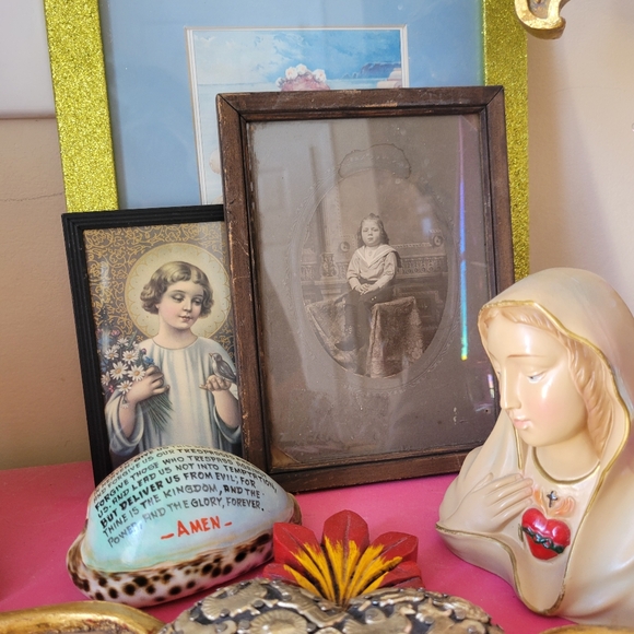 Antique Vintage Framed Child Portrait ~ Cleveland, OH ~ Gallery Wall ~ See Notes - Picture 9 of 16